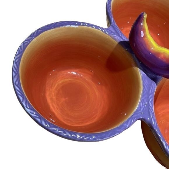 Clay Art Ceramic Colored Jalapeno‎ Salsa Serving Bowls - Picture 10 of 12